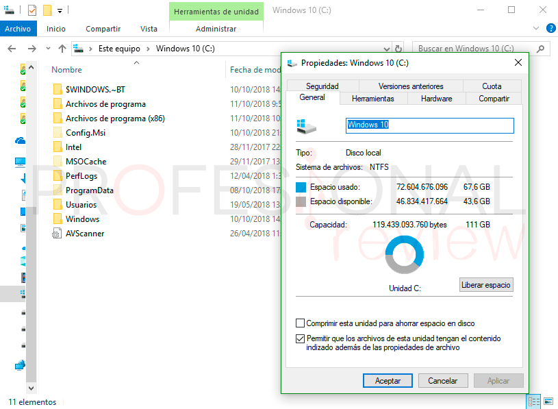 Cuanto pesa windows 10: espacio necesario para instalarlo - Windows